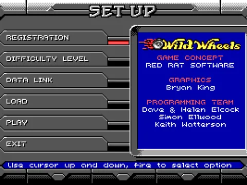 Main Menu (EGA).