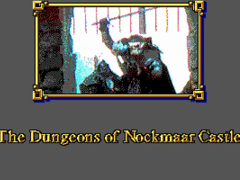 loading the dungeons sequence - EGA