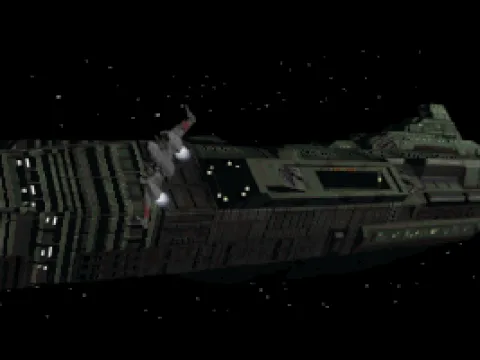 The ship taking off from the introduction.