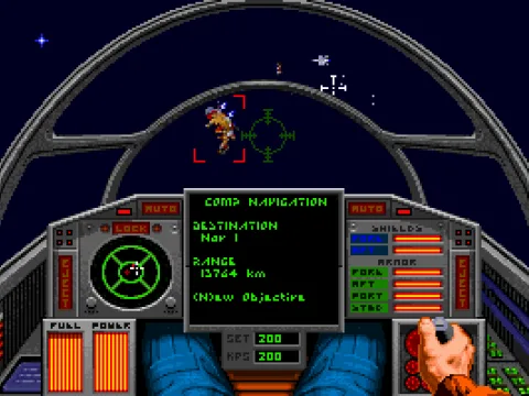 kilrathi attacking - MCGA/VGA