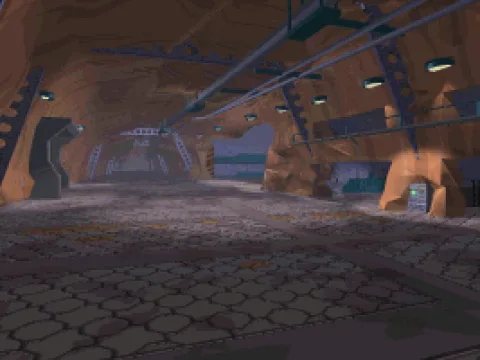The game starts in a base located in the Troy system.