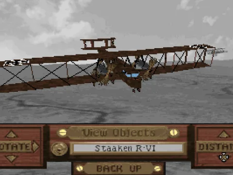 A Staaken R-VI bomber in the Object Viewer