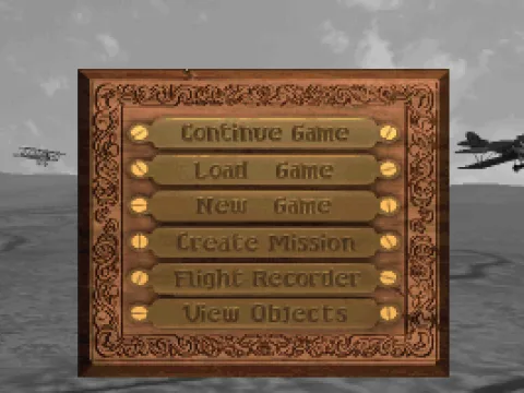 Main menu