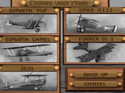 Selecting a plane for a self-created mission.