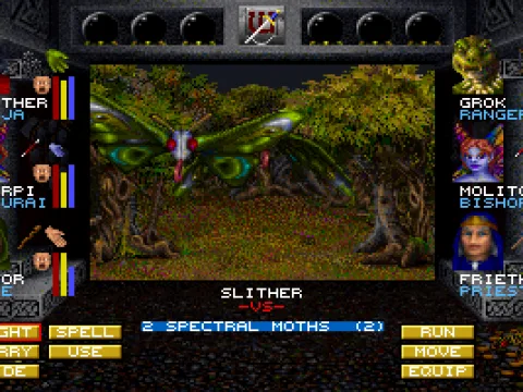 Combat With Spectral Moths