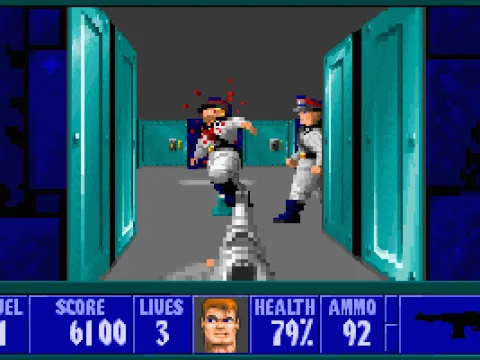 SS officers receiving a one-gun salute.