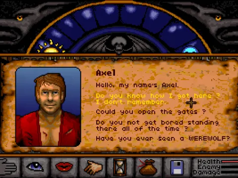 Axel, the main protagonist