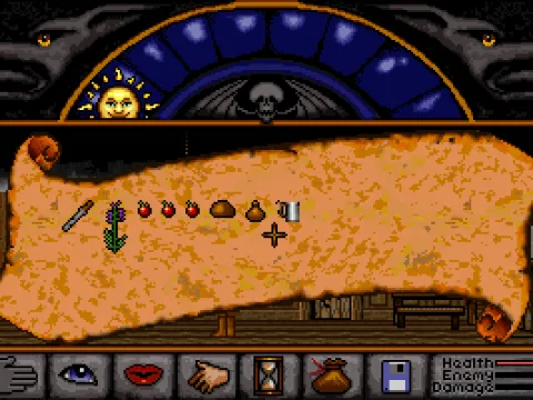 Checking our inventory.