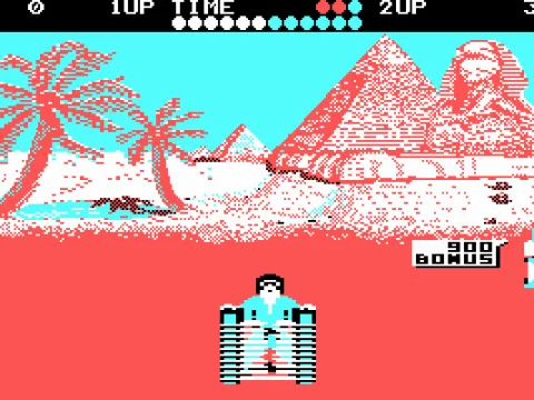 Bonus round; break through these wood planks with your head!