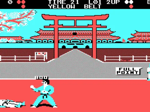 The white player is knocked out