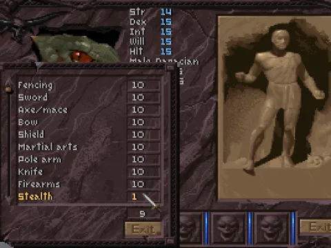 I like to have middle-of-the-road characters, not min-maxers.