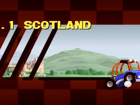 The first race takes place in Scotland