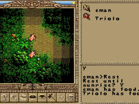 It's night... The Avatar and Triolo are sleeping. Just look at those cute blankets!.. Aww...