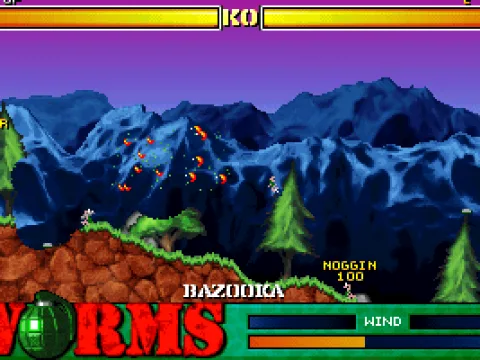 Blowing fellow enemies