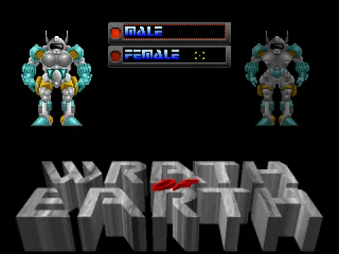 You can play as a male or female character.