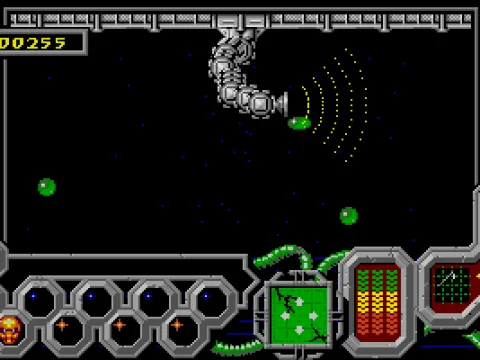 Get rid of plasmodians, option 1: cleaning space with a huge vacuum hose.