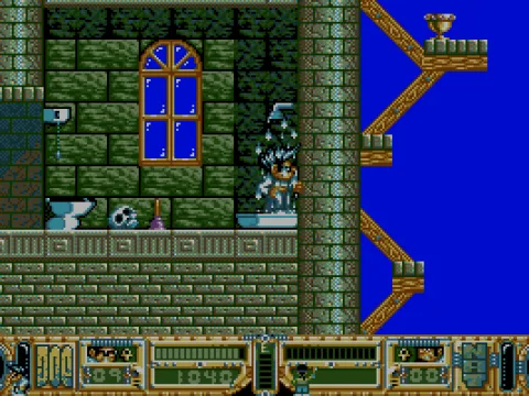 The shower restores your health.