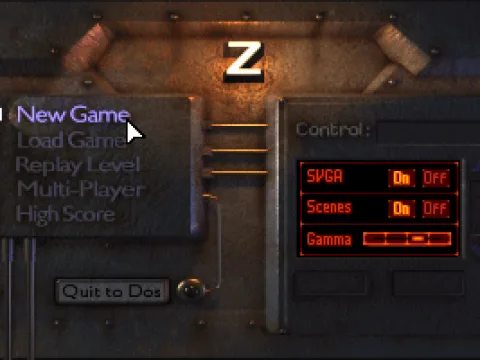 Main menu