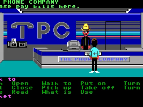 The phone company. Nice hat, huh...? (Hi-res)