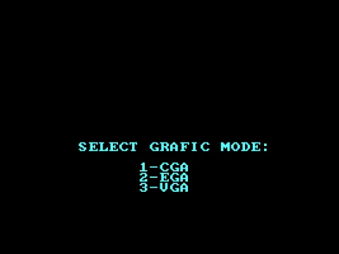 Graphics mode selection (VGA)