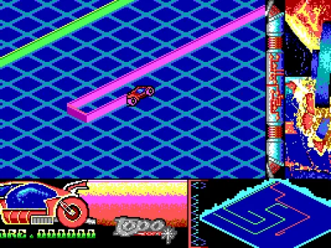 Trickily doubling back on myself (EGA).