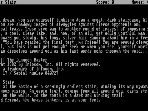 The starting location