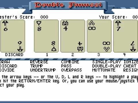 Playing Double Fanucci