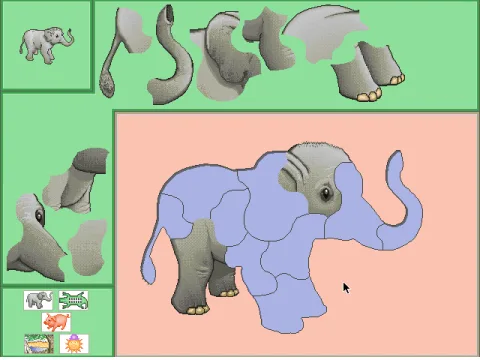 Elephant puzzle