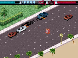 A fight in the Vanquish.