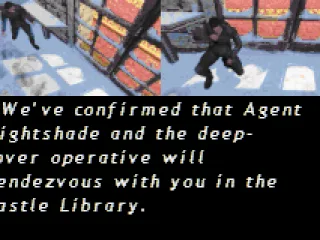 Bond entered in the castle successfully!