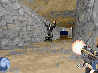 Superb target, Bond!