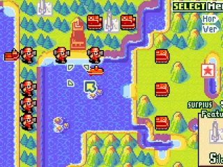 Build up some troops and terrain in the terrain editor.