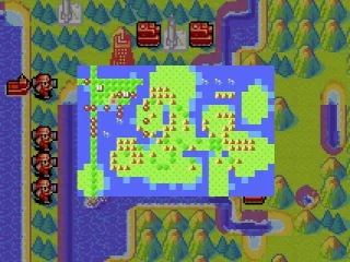 Map overview within the terrain editor