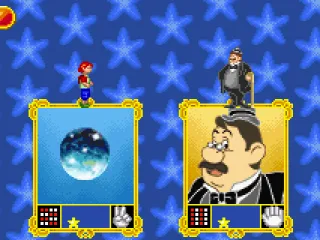 Versus battle. Using cards...