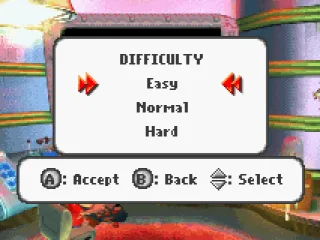 Select difficulty