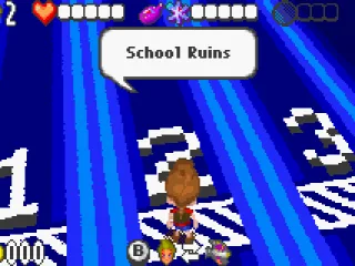 The second area is School Ruins.