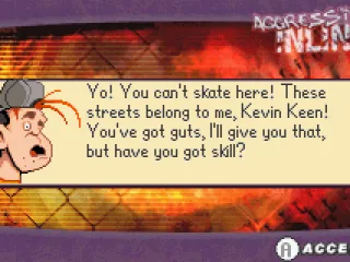 A small bit of dialogue before the challenge mode starts