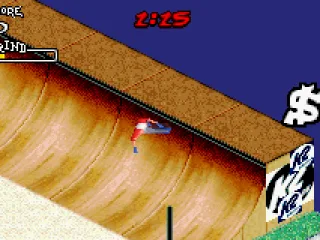 ...and performing some stunts