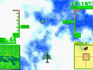 An arrow points in the direction of the target.