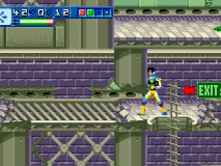 Exit signs lead us the way out.