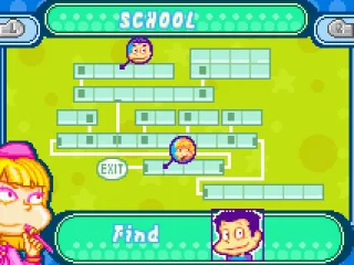 The map is very useful when you're looking for someone.