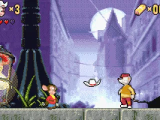 You use your hat to take out enemies.