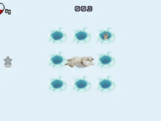 Mini game: Catching seals.