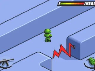 You cannot pass through because of the laser