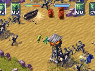 The gunners in the towers are quite dangerous.