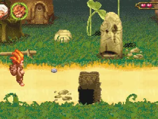 Betamesh can throw rocks, while Arthur can only punch.