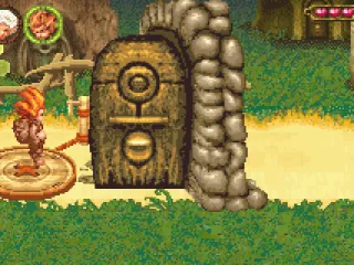 Doors are opened by putting a weight or Betamesh on the large switches.