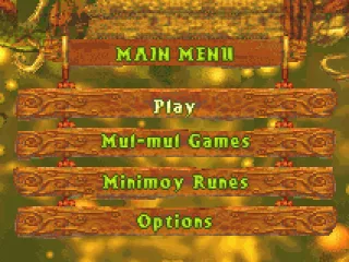 Main menu