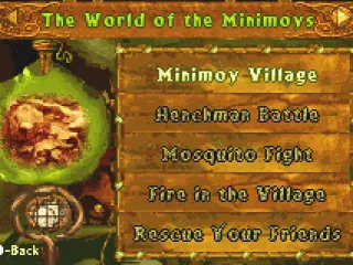 Selecting the level to play