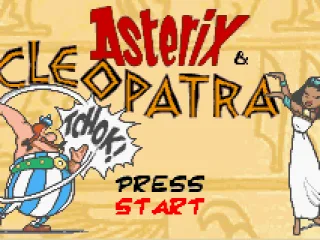 Title screen for Asterix & Cleopatra